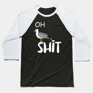 Seagull - Seagullshit - funny motif Baseball T-Shirt